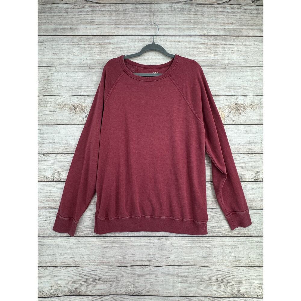 True Grit Authentic California‎ Bowery Fleece Sweatshirt Mens XL Red Stretch